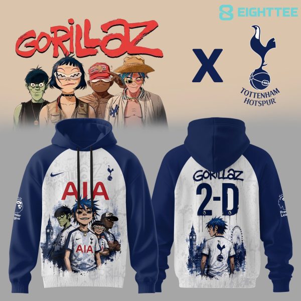 Gorillaz x Tottenham Hotspur Stadium 2026 Hoodie