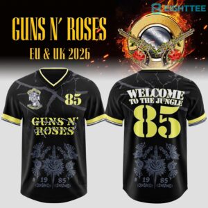 Guns N' Roses World Tour 2026 Exclusive Football Jersey