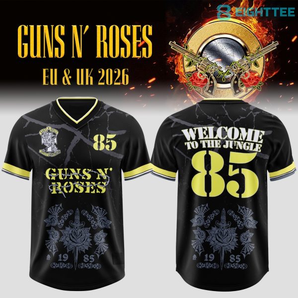Guns N' Roses World Tour 2026 Exclusive Football Jersey
