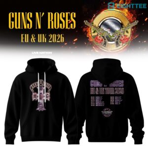 Guns N Roses World Tour 2026 Limited Hoodie by Eighttee.com Guns N' Roses World Tour 2026 Limited Hoodie