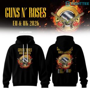 Guns N Roses World Tour 2026 Special Hoodie by Eighttee.com Guns N' Roses World Tour 2026 Special Hoodie