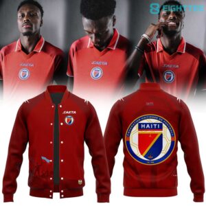 Haitienne De Football 1974 História do Haiti for World Cup 2026 Special Red Baseball Jacket