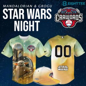 Hickory Crawdads Star Wars Night Game Limited Jersey NN