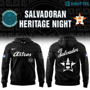 Houston Astros El Salvadoran Heritage Night 2026 Hoodie Black