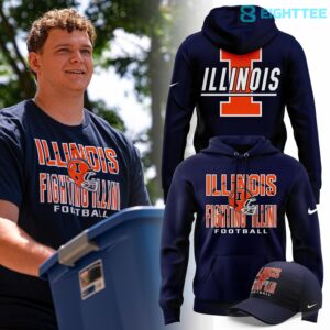 Illinois Fighting Illini Football Fan Hoodie