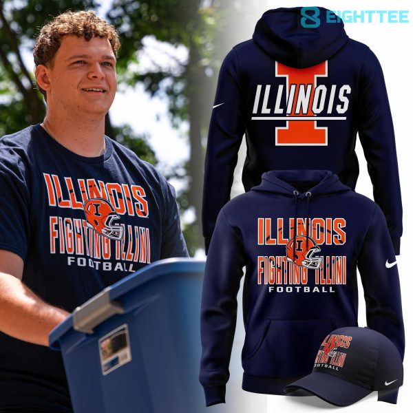Illinois Fighting Illini Football Fan Hoodie