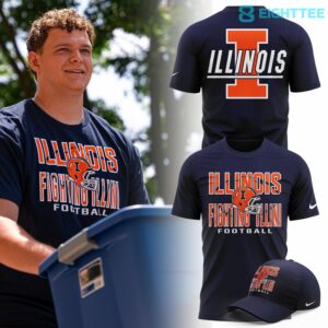 Illinois Fighting Illini Game Day TShirt by Eighttee.com Illinois Fighting Illini Game Day T-Shirt