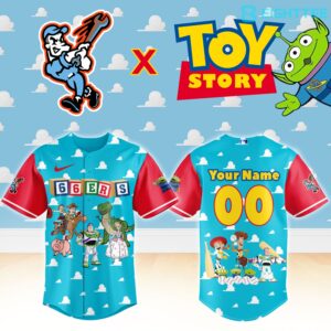 Inland Empire 66ers x Toy Story Night Custom Baseball Jersey by Eighttee.com Inland Empire 66ers x Toy Story Night Custom Baseball Jersey
