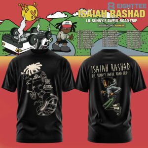 Isaiah Rashad Lil Sunnys Awful Road Trip Tour Edition TShirt V2 by Eighttee.com Isaiah Rashad Lil Sunny's Awful Road Trip Tour Edition T-Shirt V2