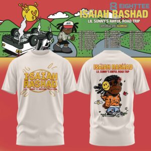 Isaiah Rashad Lil Sunnys Awful Road Trip Tour Edition TShirt V3 by Eighttee.com Isaiah Rashad Lil Sunny's Awful Road Trip Tour Edition T-Shirt V3