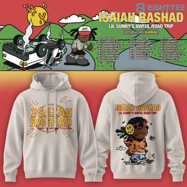Isaiah Rashad Lil Sunny's Awful Road Trip Tour Hoodie V3