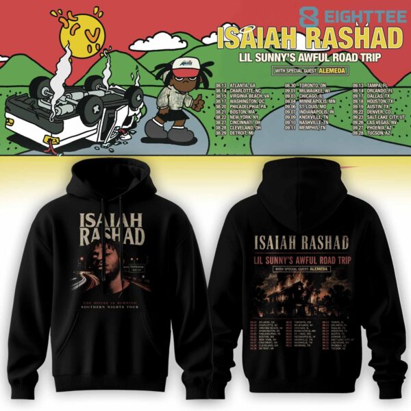 Isaiah Rashad Lil Sunny's Awful Road Trip Tour Hoodie V4