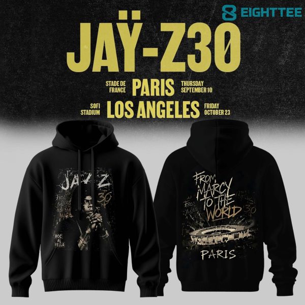 JAY-Z 30 Shows Paris 2026 Edition Hoodie