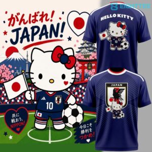 Japan Soccer x Hello Kitty World Cup 2026 Limited Edition Shirt by Eighttee.com Japan Soccer x Hello Kitty World Cup 2026 Limited Edition Shirt