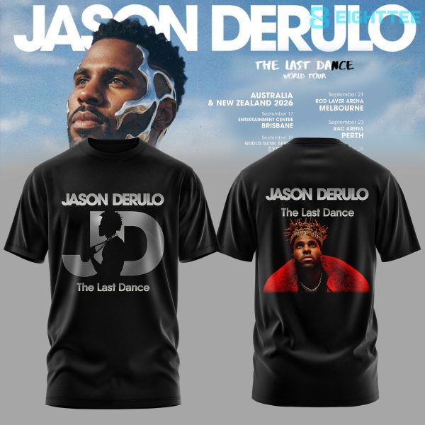 Jason Derulo The Last Dance World Tour 2026 Black Tee