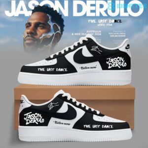 Jason Derulo The Last Dance World Tour 2026 Custom Air Force 1 Sneaker