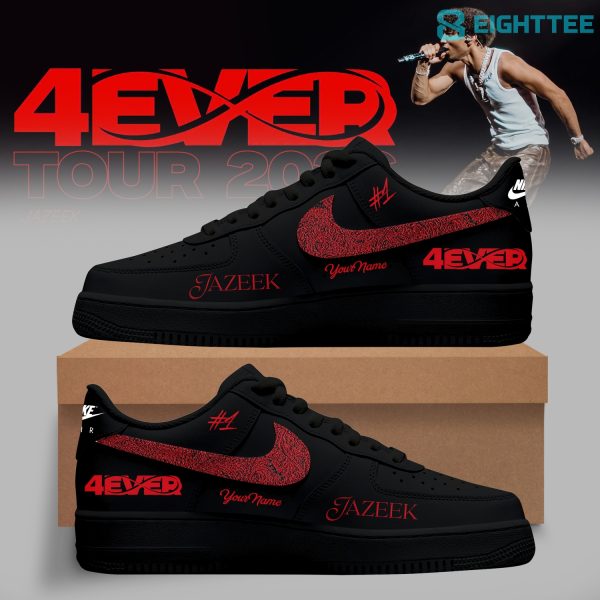 Jazeek - 4EVER Tour 2026 Custom Air Force 1 Shoes