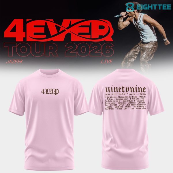 Jazeek 4EVER Tour 2026 Pink T-Shirt