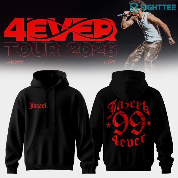 Jazeek 4EVER Tour 2026 Special Black Hoodie