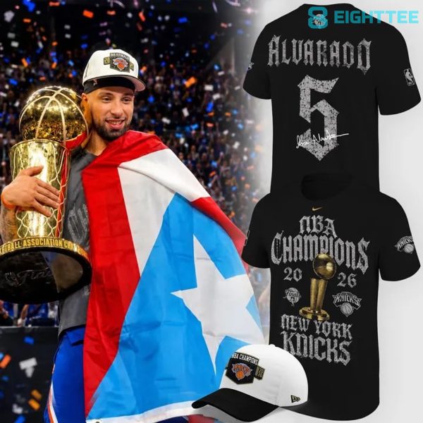 Jose Alvarado NBA Champions 2026 Black Shirt