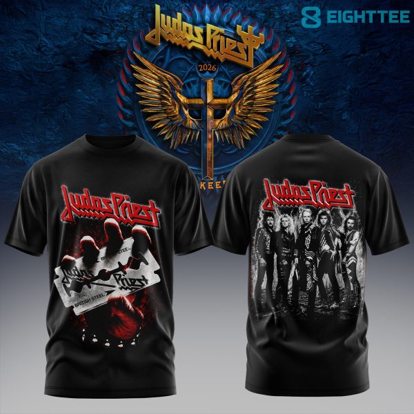 Judas Priest Faithkeepers 2026 Tour Vintage Metal Rock 3D Shirt