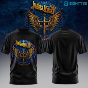 Judas Priest Faithkeepers 2026 Tour Wings Black Edition 2D Shirt