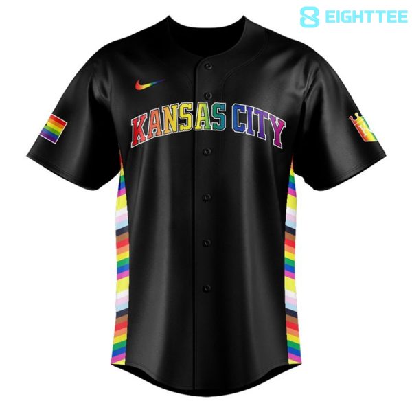 Alternative view of Kansas City Royals MLB x Pride Night 2026 Special Baseball Jersey