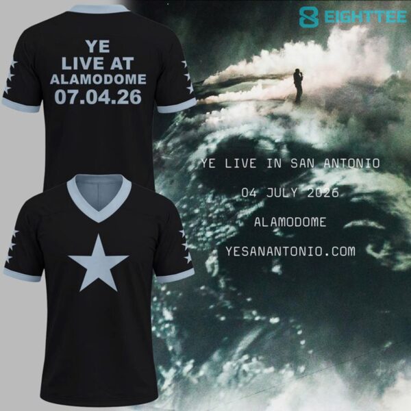 Kanye West San Antonio Tour Limited Edition Black Jersey
