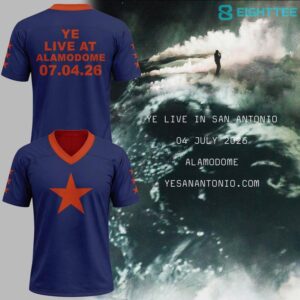 Kanye West San Antonio Tour Limited Edition Orange & Blue Jersey