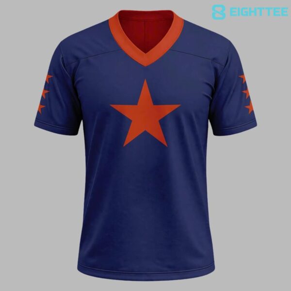Alternative view of Kanye West San Antonio Tour Limited Edition Orange & Blue Jersey