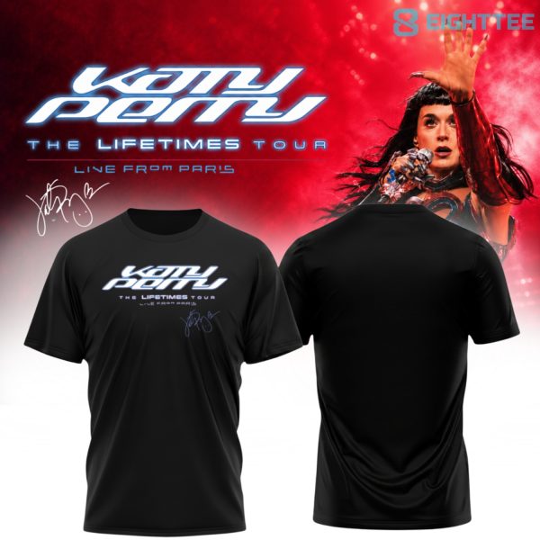 Katy Perry The Lifetimes Tour : Live From Paris Limited 3D Shirt