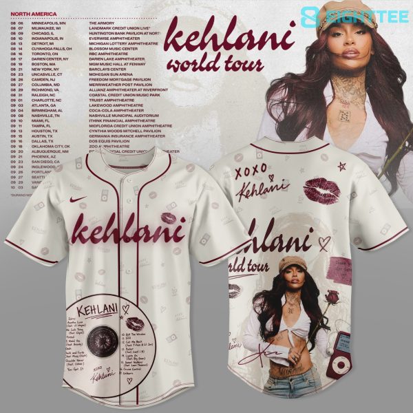 Kehlani Midnight Memories World Tour Jersey