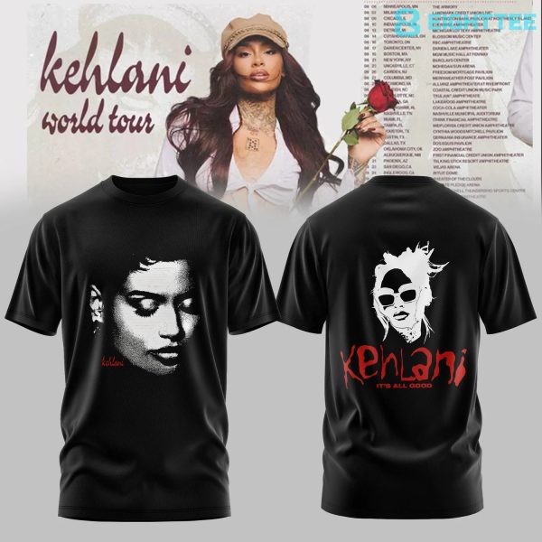 Kehlani World Tour Fan T-Shirt 2026 Version 2