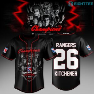 Kitchener Rangers 2026 Memorial Cup Champions Special Jersey