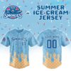 Knoxville Smokies Summer Ice Cream Custom Baseball Jersey