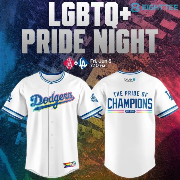 LA Dodgers 2026 LGBTQ+ Pride Night Jersey