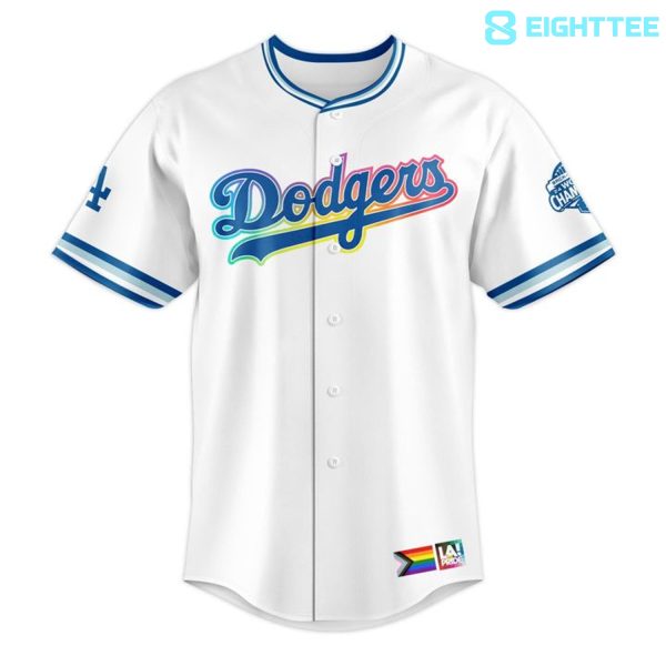 Alternative view of LA Dodgers 2026 LGBTQ+ Pride Night Jersey