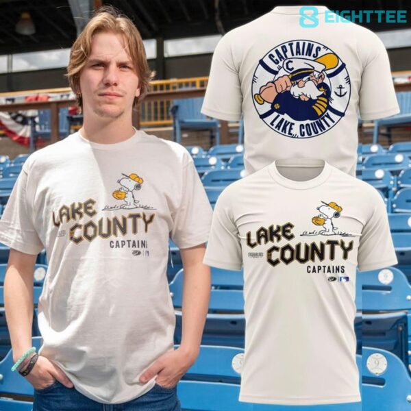 Lake County Captains 2026 Peanuts Limited Edition Cream Shirt
