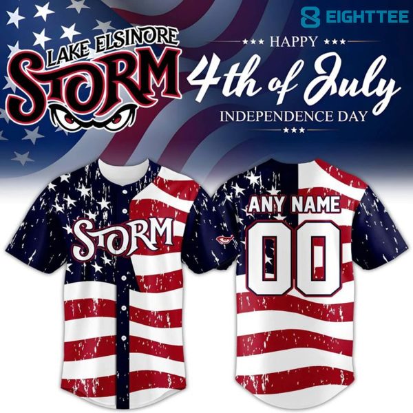 Lake Elsinore Storm x 4th of July 2026 Limited Edition Baseball Jersey