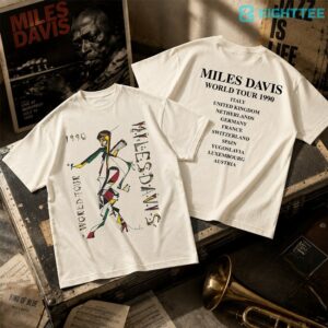 LeBron James Miles Davis World Tour 1990 Shirt In Italy