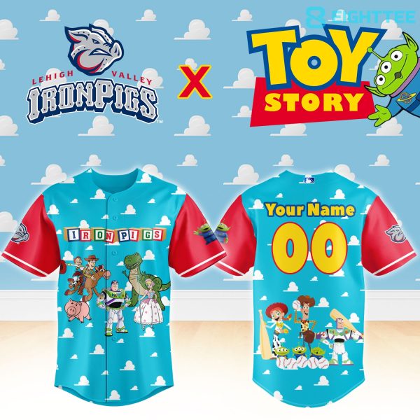 Lehigh Valley IronPigs x Toy Story Night Custom Baseball Jersey