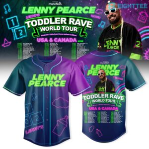 Lenny Pearce Toddler Rave World Tour Special Edition Jersey by Eighttee.com Lenny Pearce Toddler Rave World Tour Special Edition Jersey