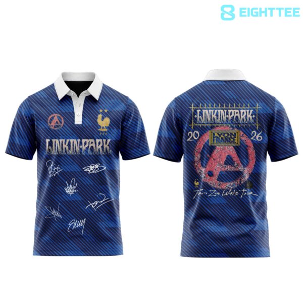 Alternative view of Linkin Park X From Zero World Tour 2026 Vive La France Polo