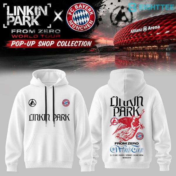 Alternative view of Linkin Park x FC Bayern Munich From Zero World Tour Special Hoodie