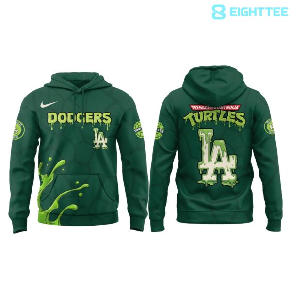 Alternative view of Los Angeles Dodgers x Mutant Ninja Turtles Street Fighters Hoodie