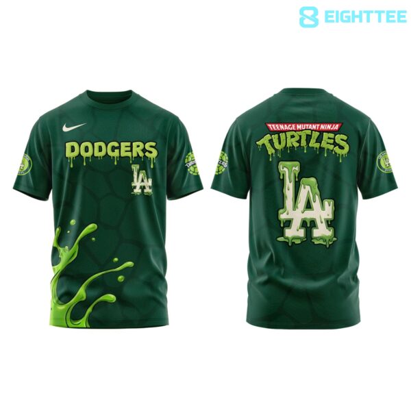 Alternative view of Los Angeles Dodgers x Mutant Ninja Turtles Street Fighters Shirt