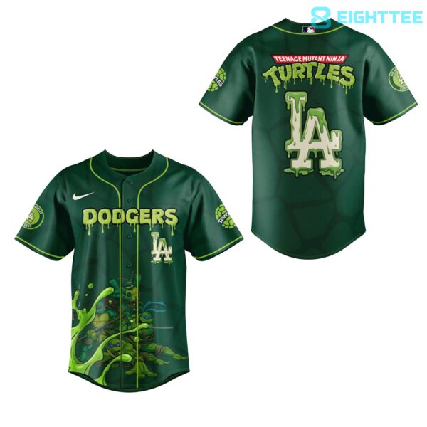 Alternative view of Los Angeles Dodgers x Mutant Ninja Turtles Street Fighters Special Jersey