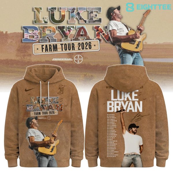 Luke Bryan 2026 Concert Series Pullover Hoodie
