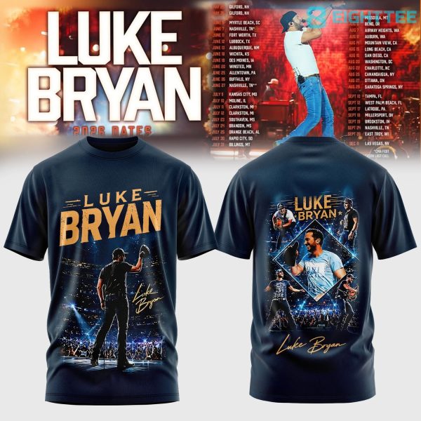 Luke Bryan 2026 Concert Tour Graphic Tee Exclusive Edition