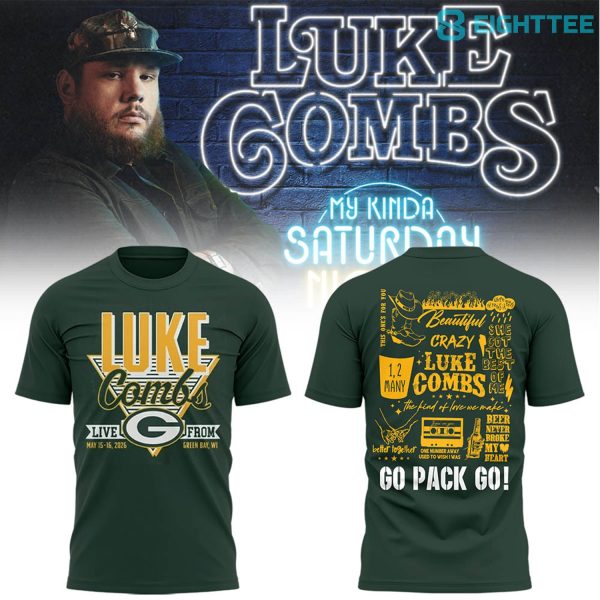 Luke Combs My Kinda Saturday Night Tour at Lambeau Field Special Tee